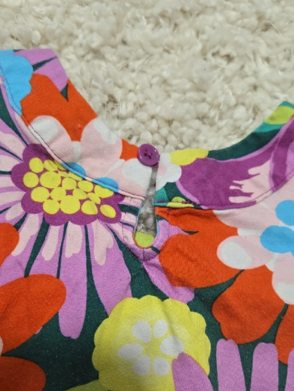 Hanna Andersson Bright Floral Tunic Size 6 Girl's 120